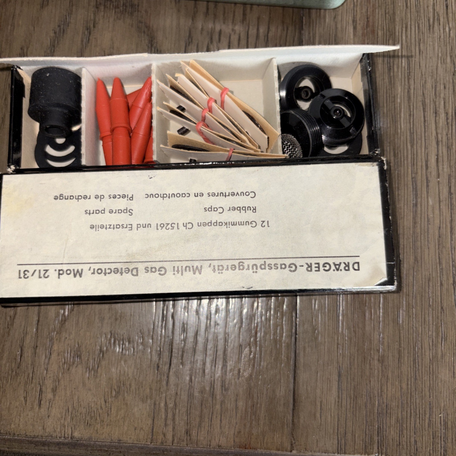 DRÄGER GASSPÜRGERÄT MULTI GAS LEAK DETECTOR MOD 21/31 V100 ZUBEHÖR THW FEUERWEHR