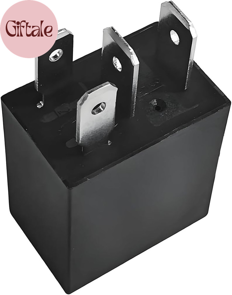 2PCS Car Starter Relay, 4 Pin 12V 30A Waterproof Vehicle Engine Standard Relays,