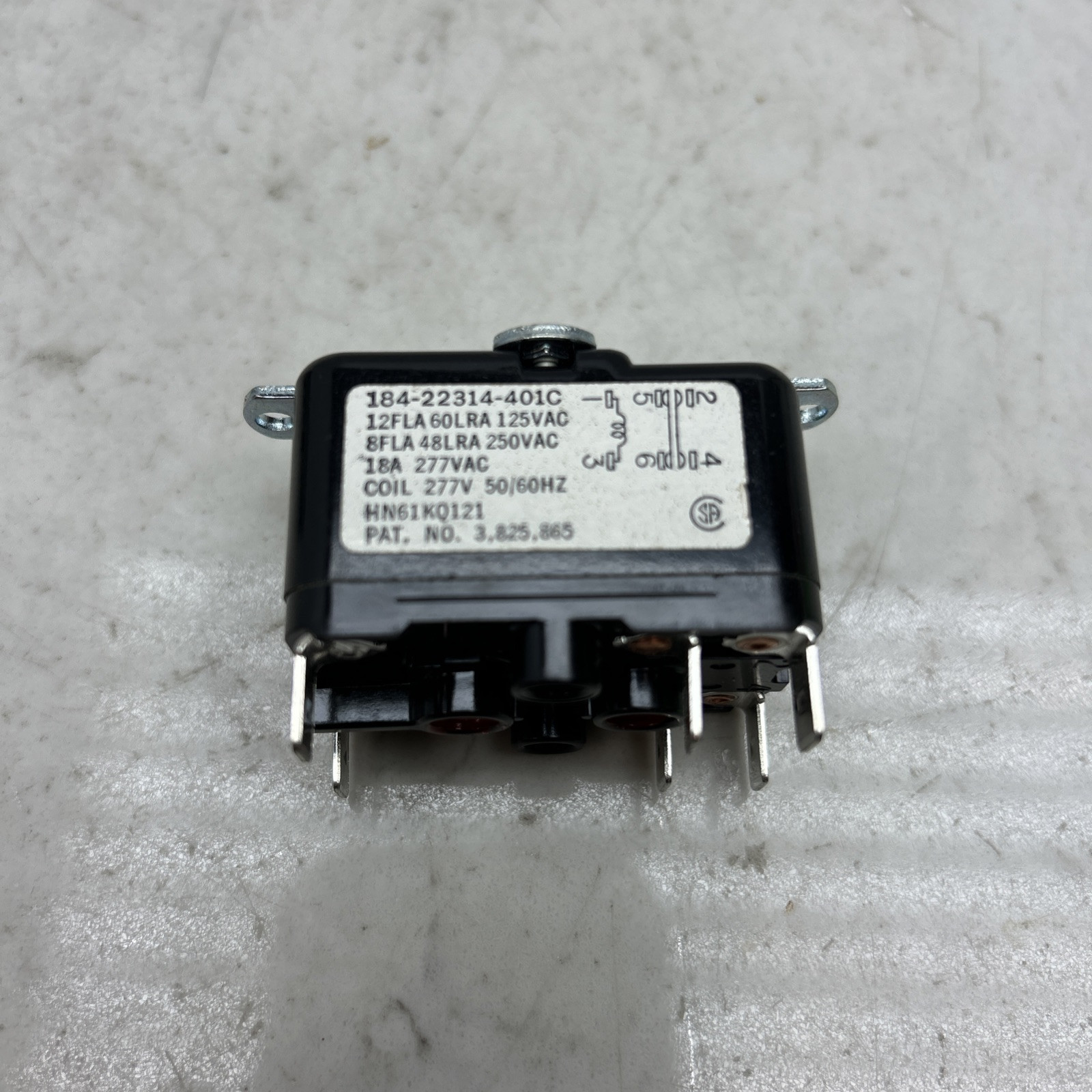 2 Pack Essex HN61KQ121 Power Duty Relay 8 Amp 240v 277 Coil Volts DPST