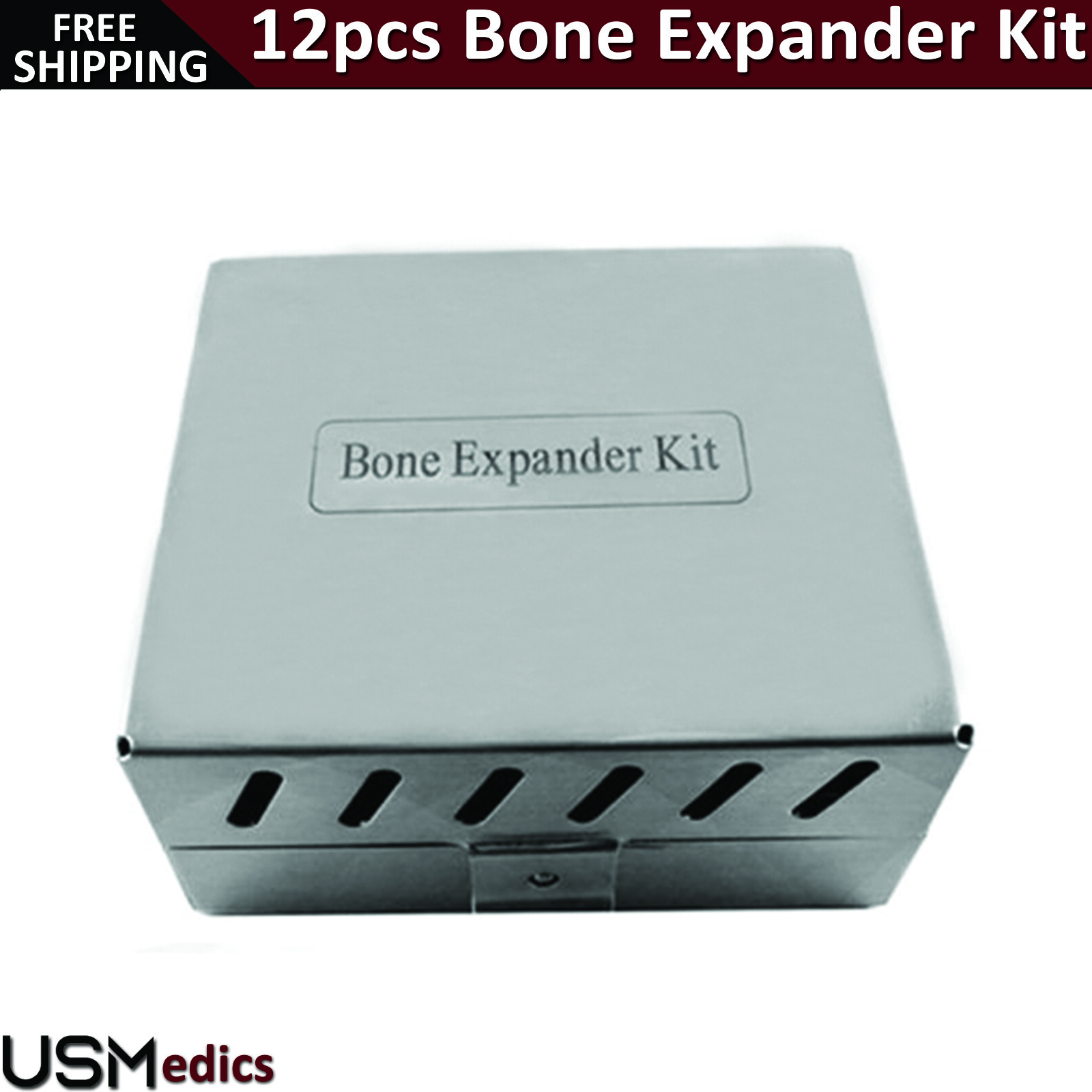 12pcs Surgical Bone Expander Kit Sinus Lift With Saw Disks Dental Implants CE