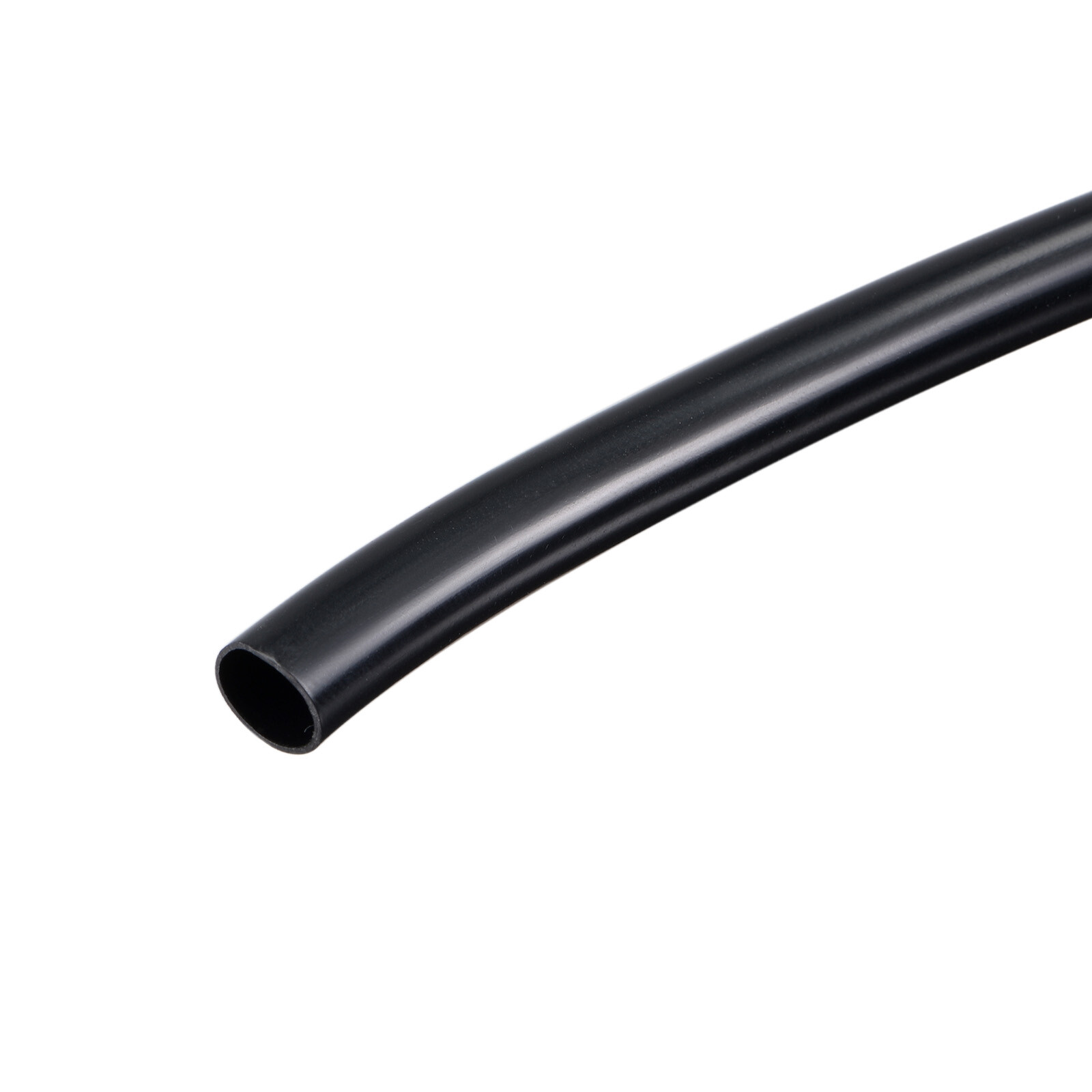 Black PVC Tube Wire Harness Tubing 1/4-inch ID 23ft Sleeve for Wire Sheathing