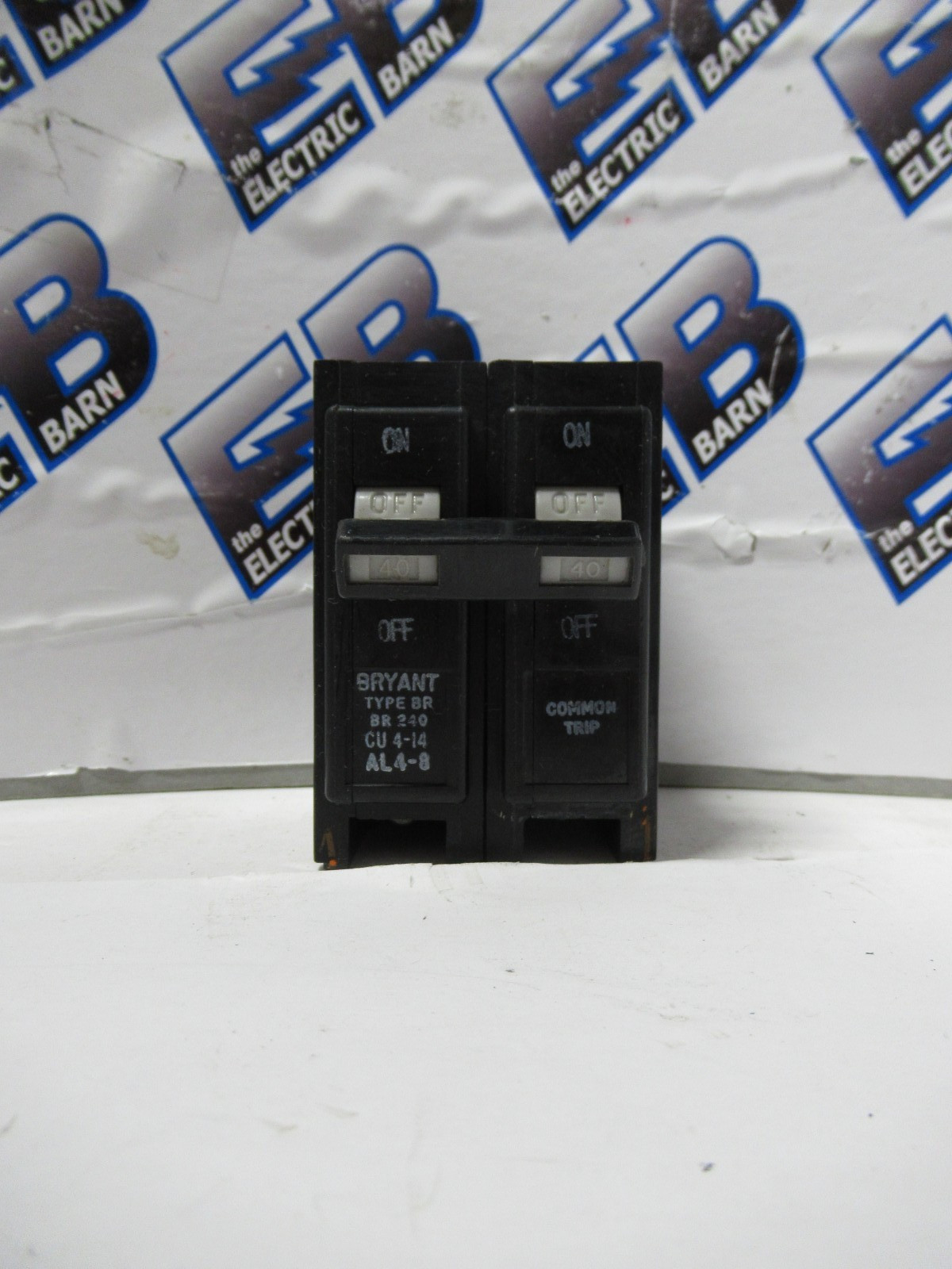 Bryant BR240 Circuit Breaker 40 Amp 240 Volt 2 Pole Plug In 10K -WARRANTY