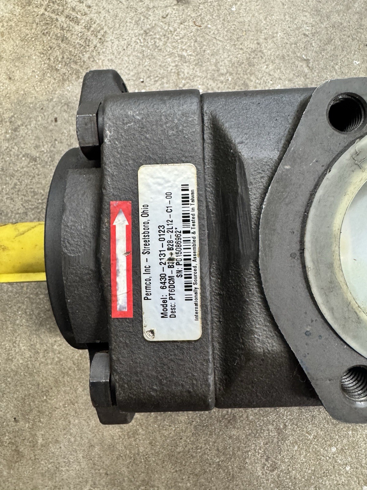 Permco, Inc. Hydraulic Pump Model #6430-2131-0123