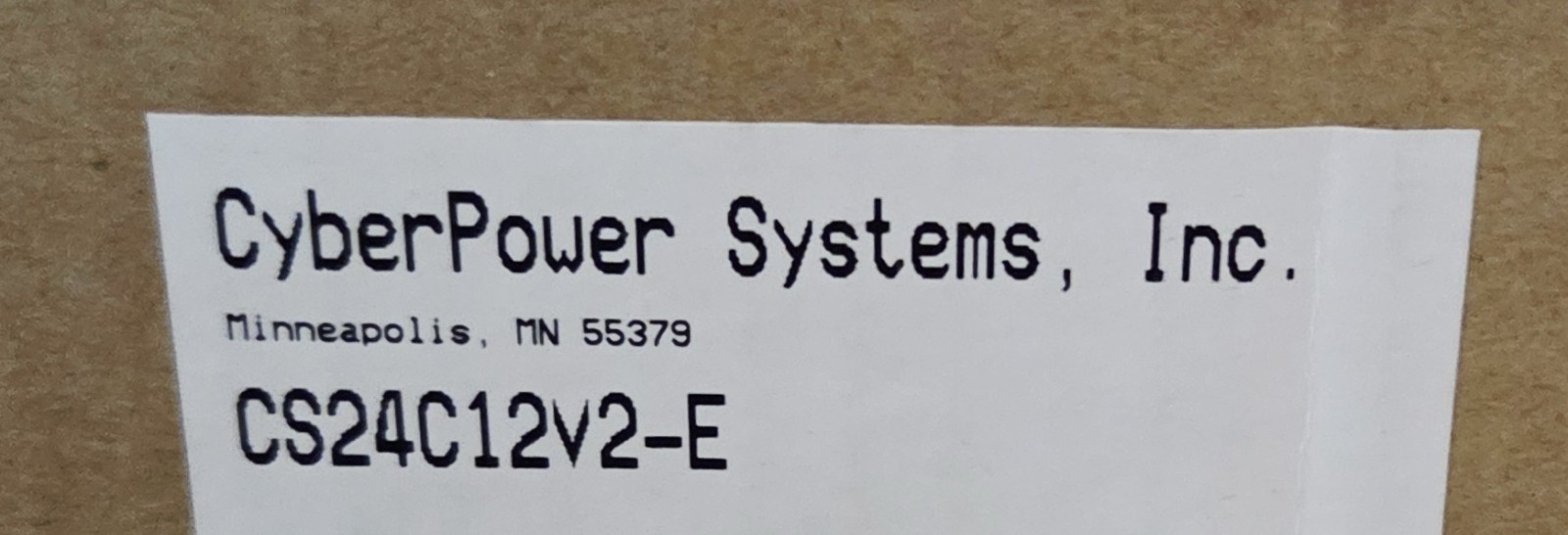 Cyberpower cs23c12v2-e Outdoor FTTx Series