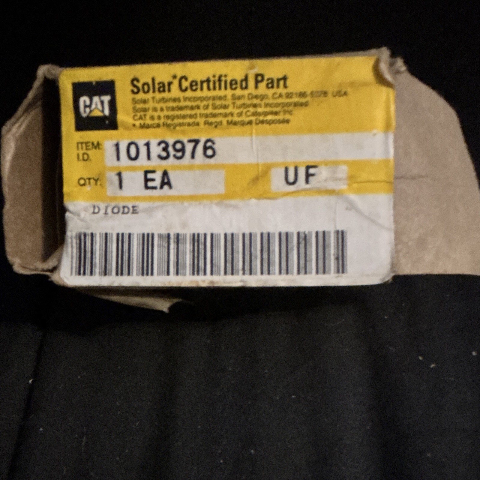 CAT 1013976 Solar Certified 24V DC General Purpose Relay/Diode Module 2-Pin