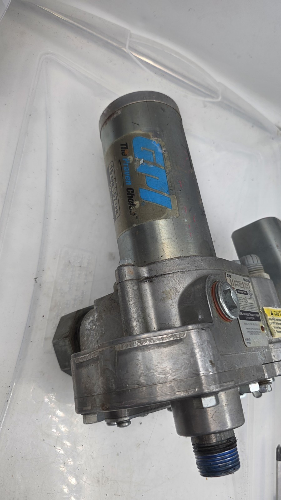 GPI M-150S 12 Volt Electric Gear Pump (15 GPM)