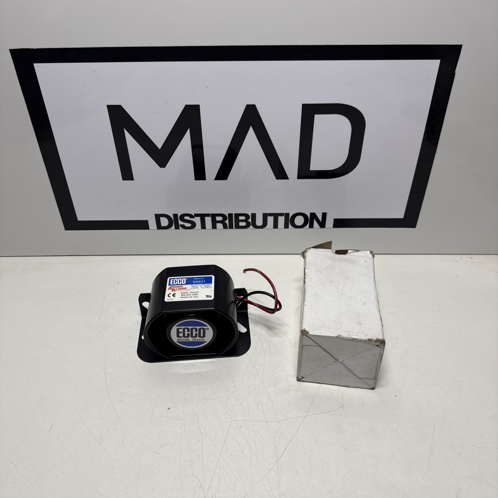ECCO SA931 BACK-UP ALARM 82-102DB 12-48V