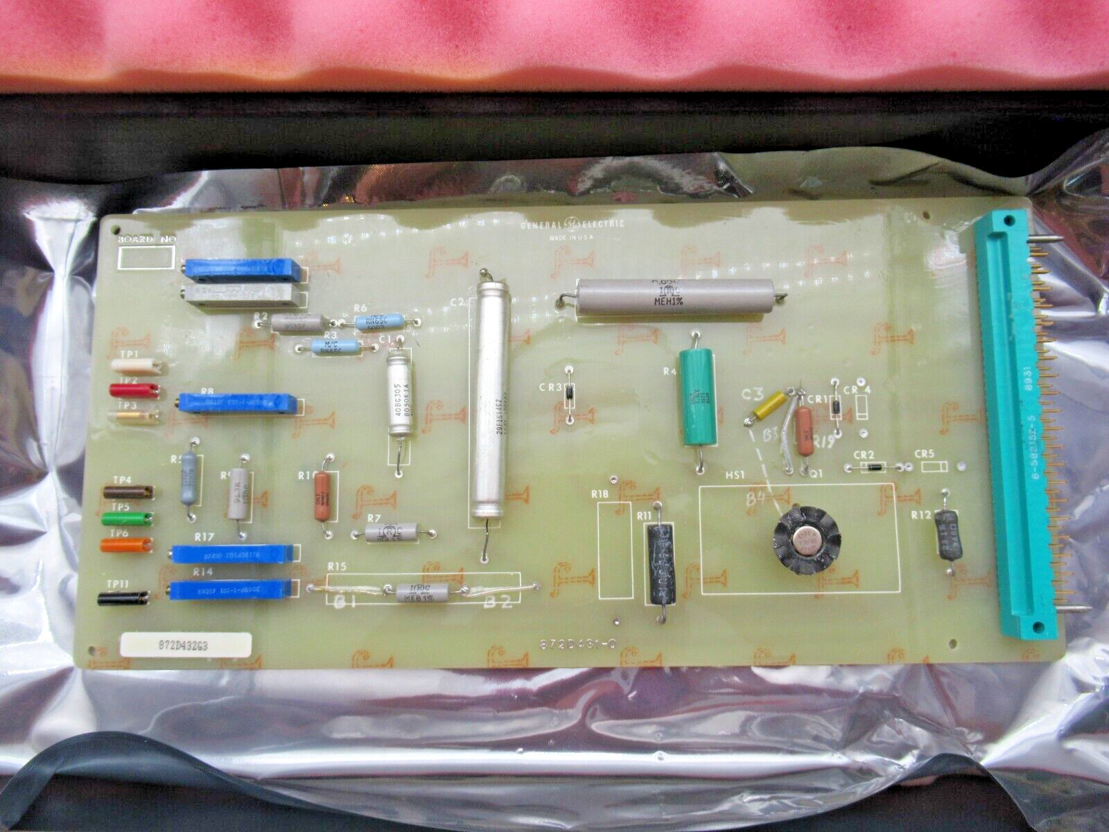 GE GENERAL ELECTRIC 872D432G3 LOW VALUE GATE PCB Board 373