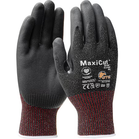 Atg 44-6745F/Xxxl Knit Gloves, Microfoam Palm And Fingers, Knit, 12 Pk