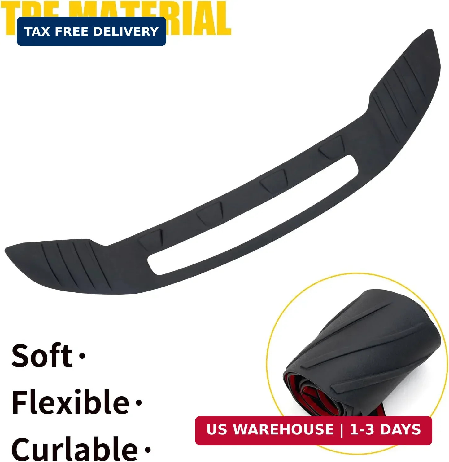 TPE Hood Protector Compatible with 2026 Honda Passport 4th Gen | Matte Black Fle