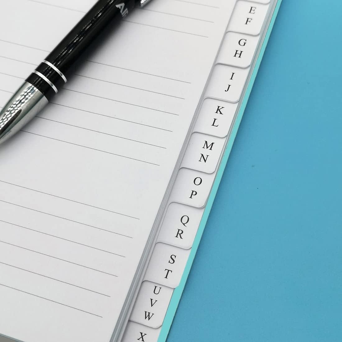 Durable 120-Page A-Z Address & Birthday Log Book – Teal 5×7 for Everyday Use