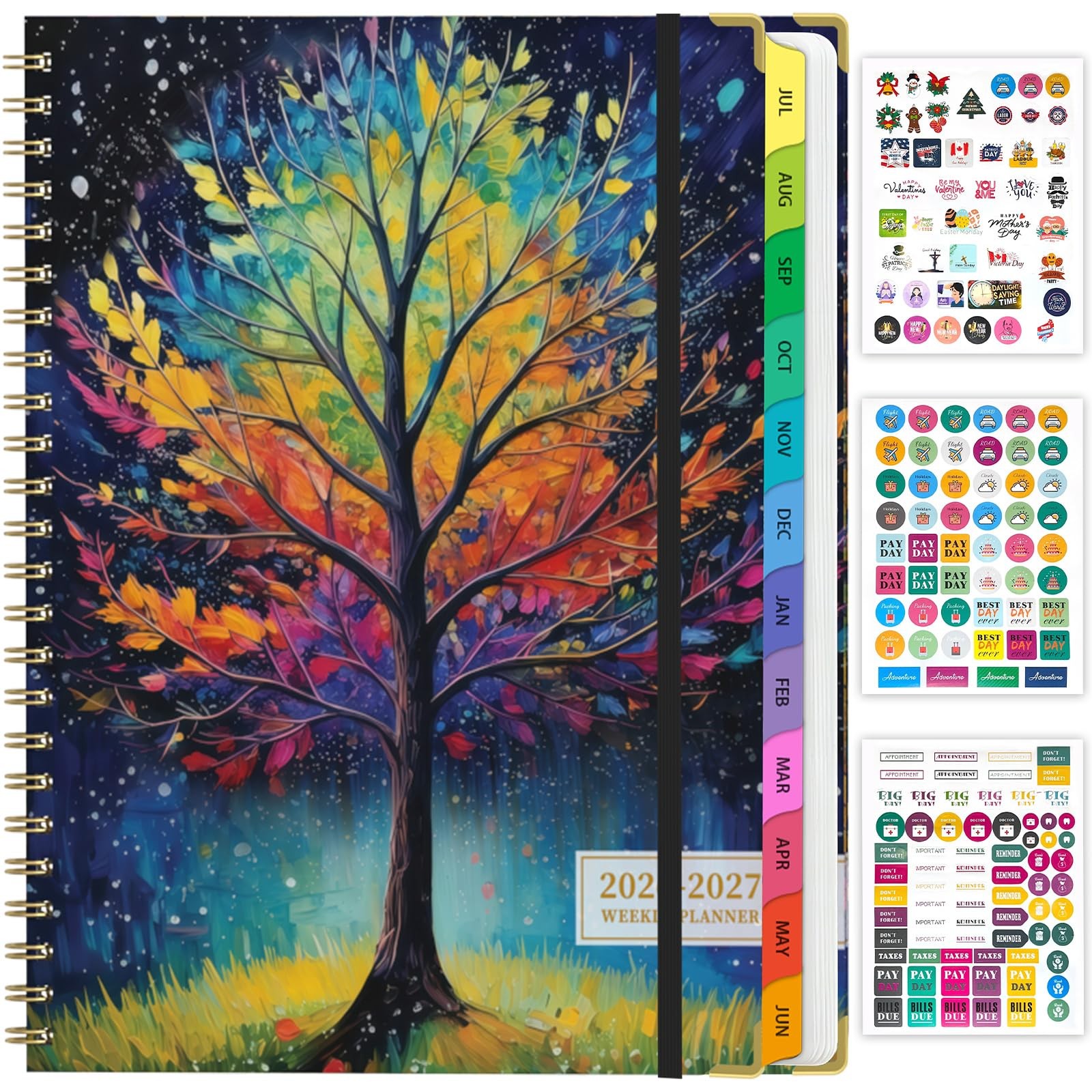Academic Planner 2026–2027, A4 Hardcover Weekly Monthly Planner, Large 8.5″ x…