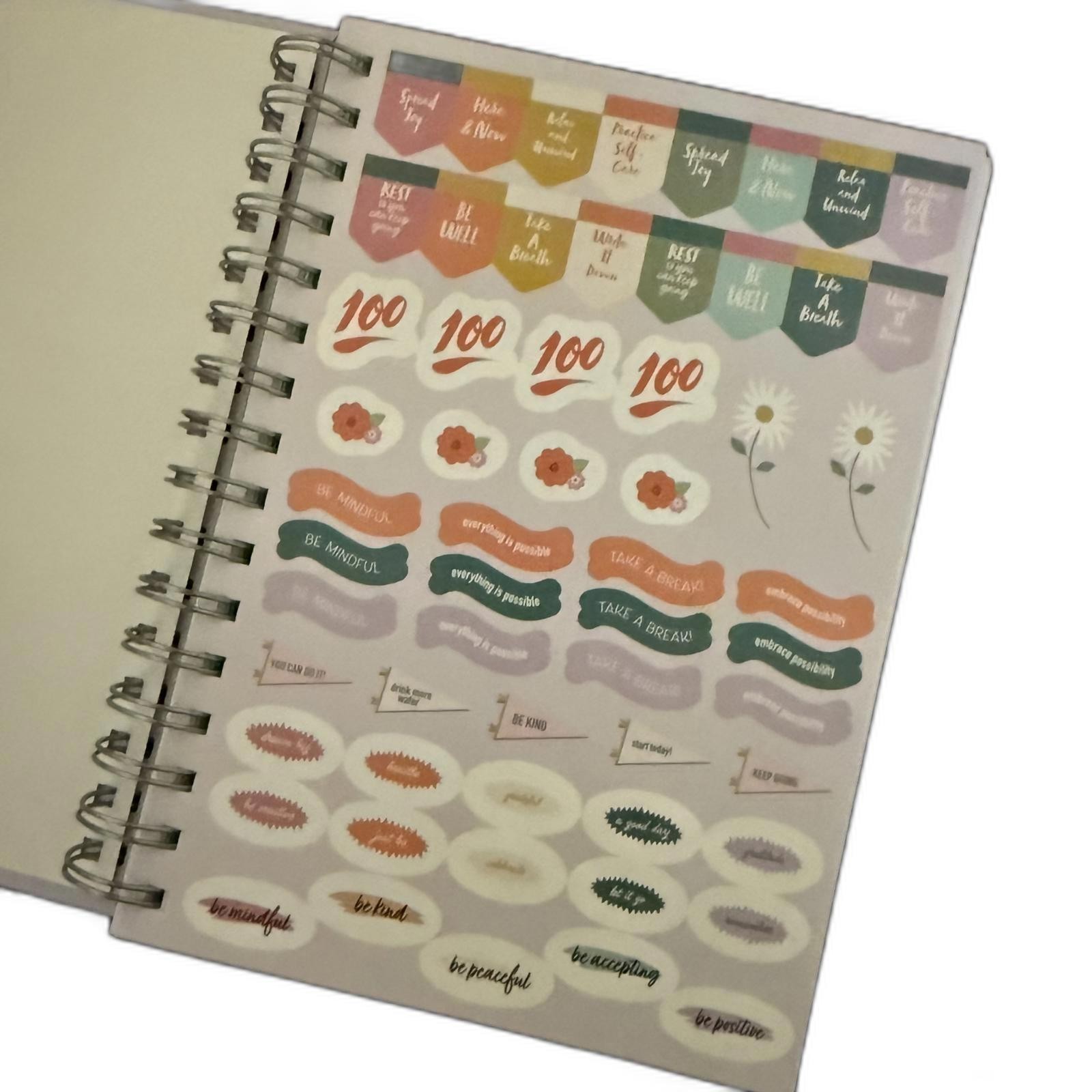 Pembrook Mindfulness Journal with Stickers NEW Book