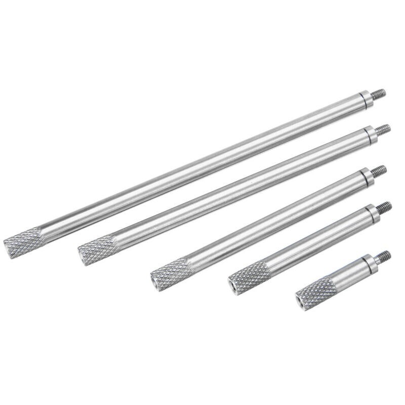 5pcs/Set Dial Digital Indicator Extension Stem Rod M2.5 20 40 60 80 100mm Kit