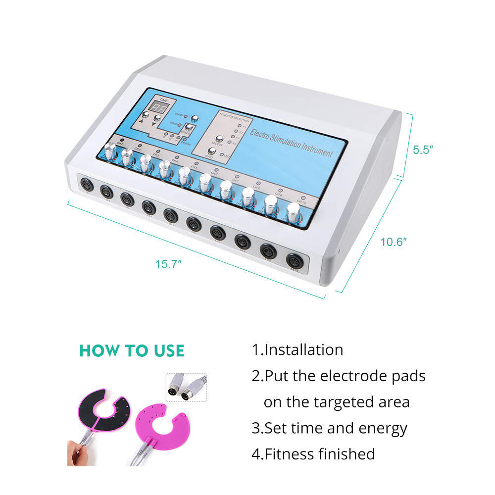 Household Micro-pulse Body Relax&Tighten Electrode Muscle Stimulation Machine