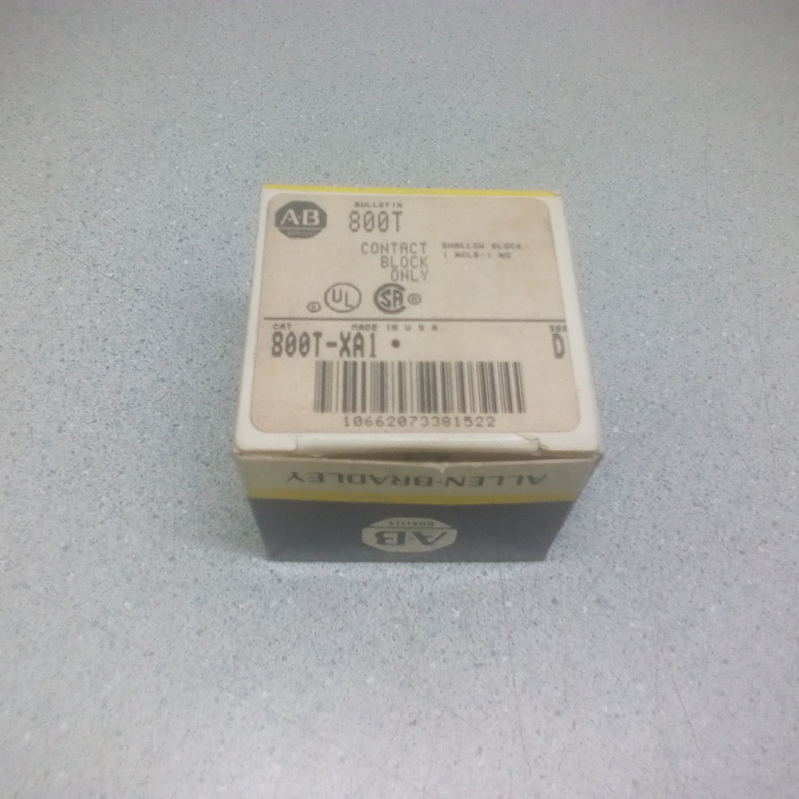Allen Bradley 800T-XA1 Contact Block Only