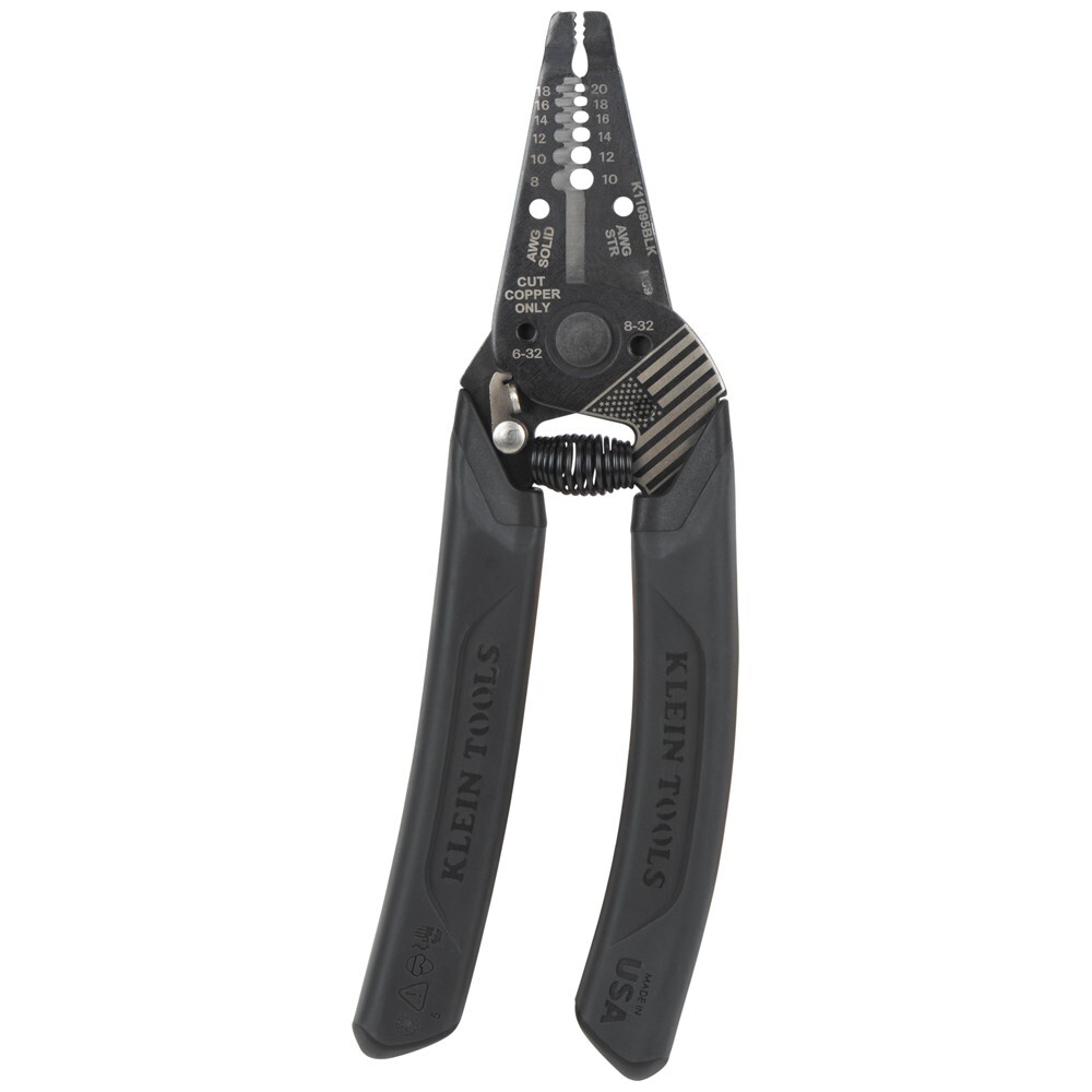 Klein Tools K11095BLK Limited Edition Kurve Blackout Wire Stripper, 8-20 AWG