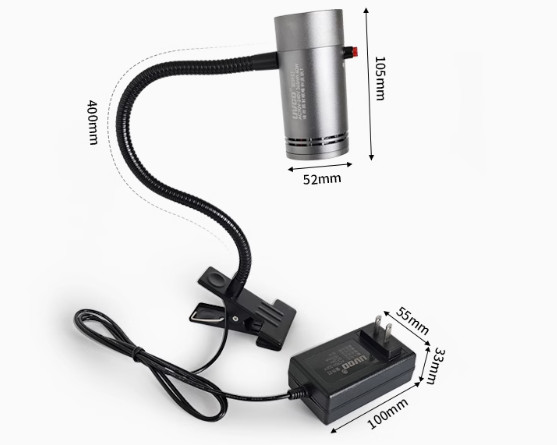Fixture 60W Ultra high intensity air-cooled UV curing lamp 365nm/395nm/405nm