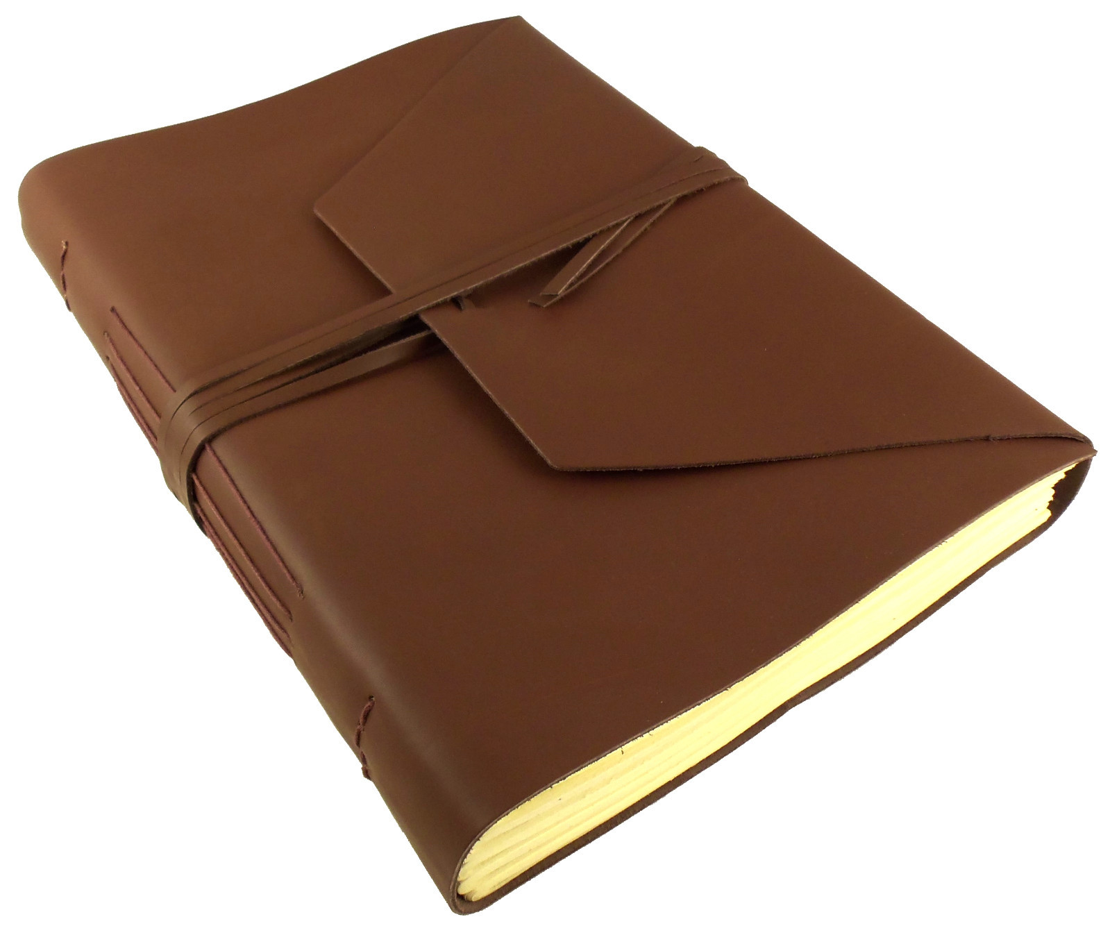 LARGE Genuine Leather Journal Diary Sketchbook Notebook Handmade Vintage Rustic