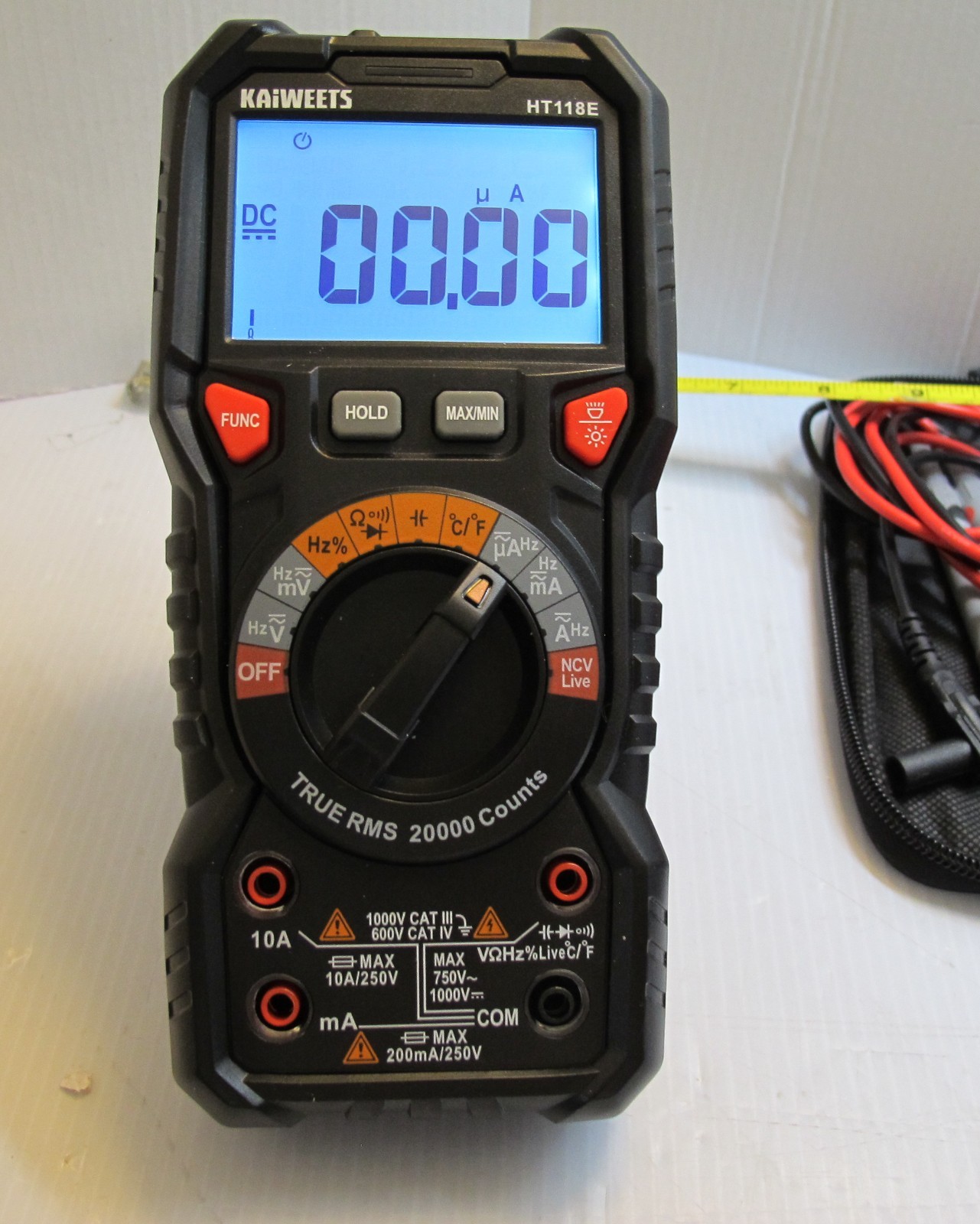 KAIWEETS HT118E Digital Multimeter TRMS 20000 Counts with Higher Resolution
