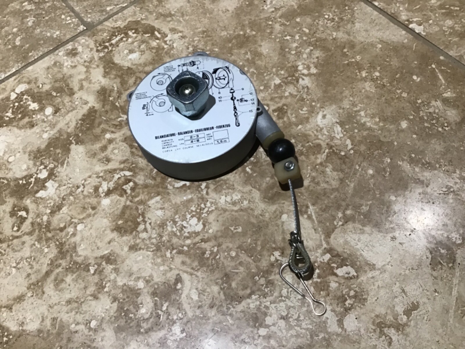 Ergonomic Tool Balancer 2-3 Kg (4-6 Lbs) 1,6 meters