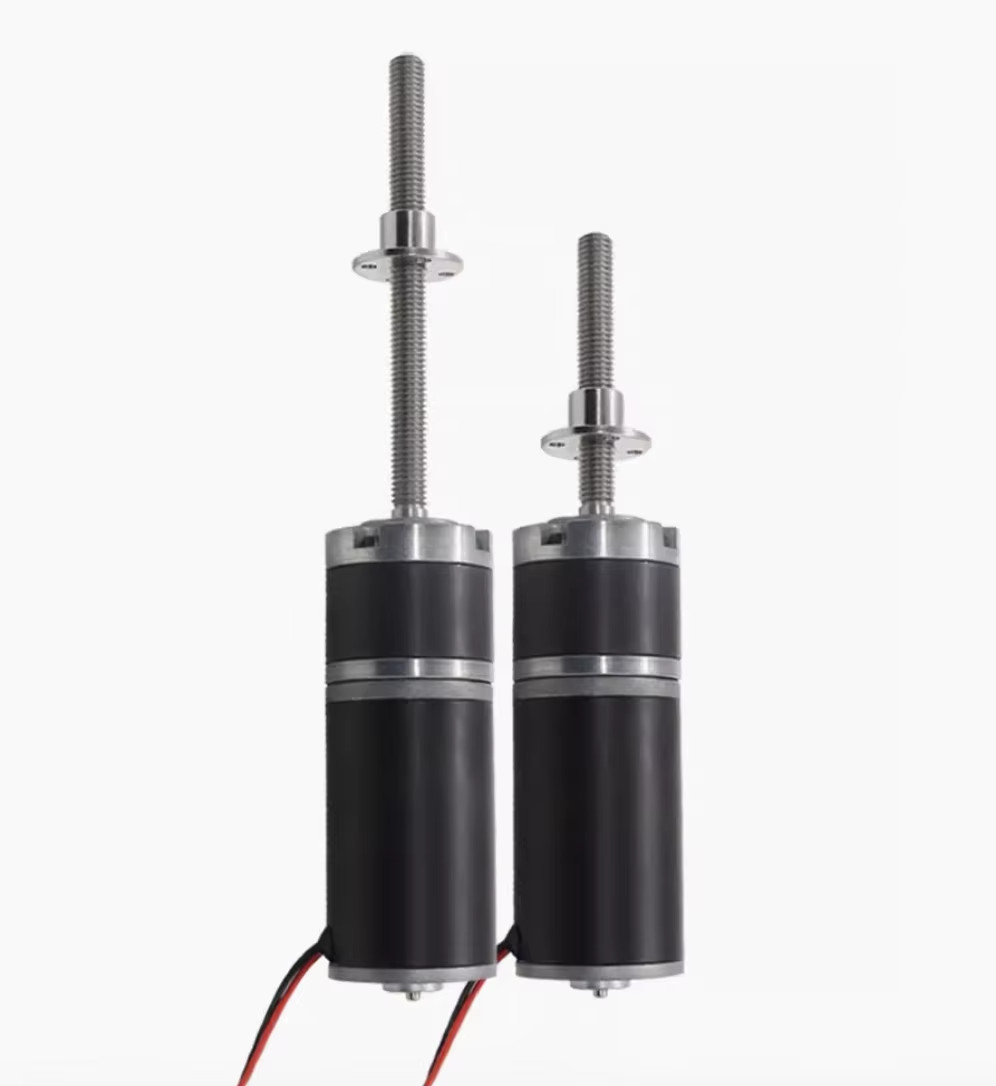 100kg 36mm 12V/24V M8 100mm/50mm threaded long shaft planetary DC reducer motor