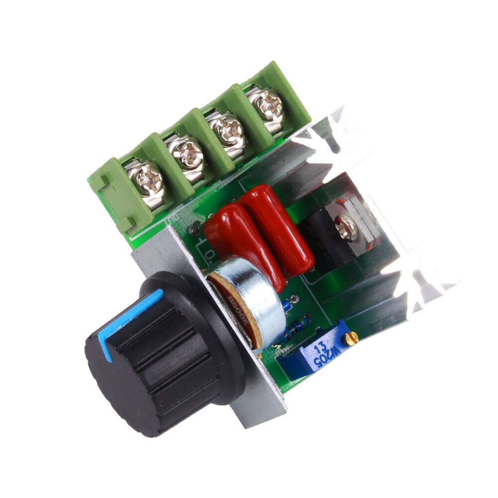 220V 2000W Adjustable Motor Speed Controller Voltage Regulator PWM AC50-220V 25A