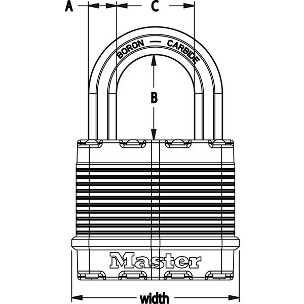 Locks by Master M5KASTS 2747 Keyed Alike Sold in Quantities of 6, 12 or More