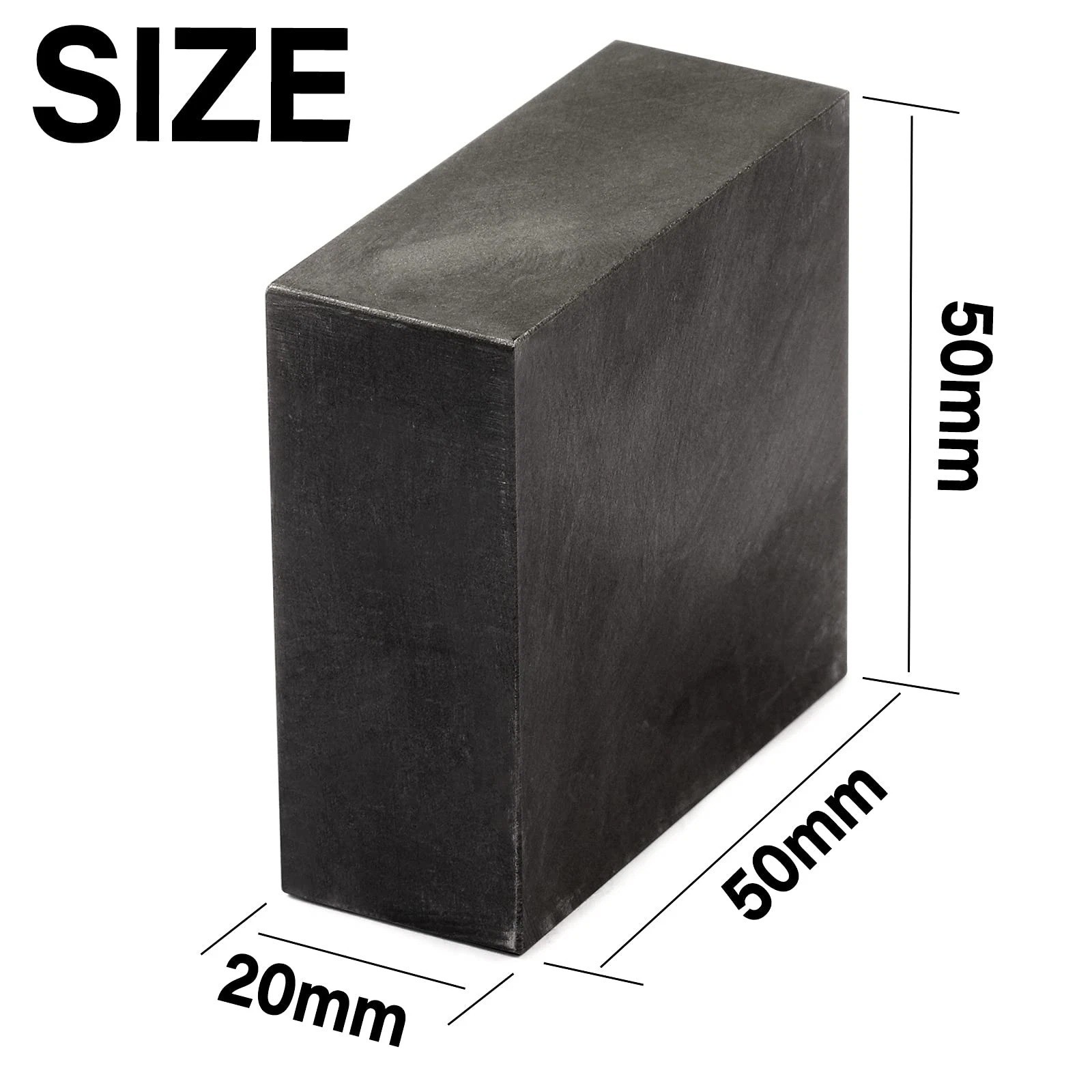 2 Packs Graphite Ingot Block 99.9% High Purity EDM Plate Gold,Silver