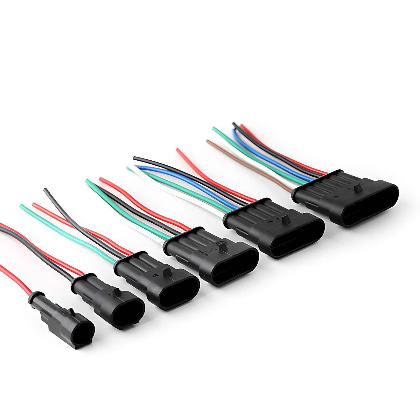 1/2/3/4/5/6Pin Cable Wire Connector Plug Waterproof Sealed For Electrical Car