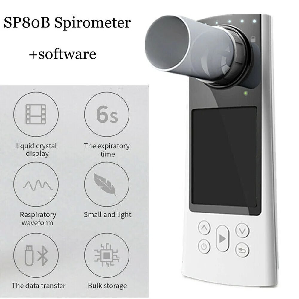 Bluetooth Spirometer-Lung Function Tester w/App Give away Fast shipping from US
