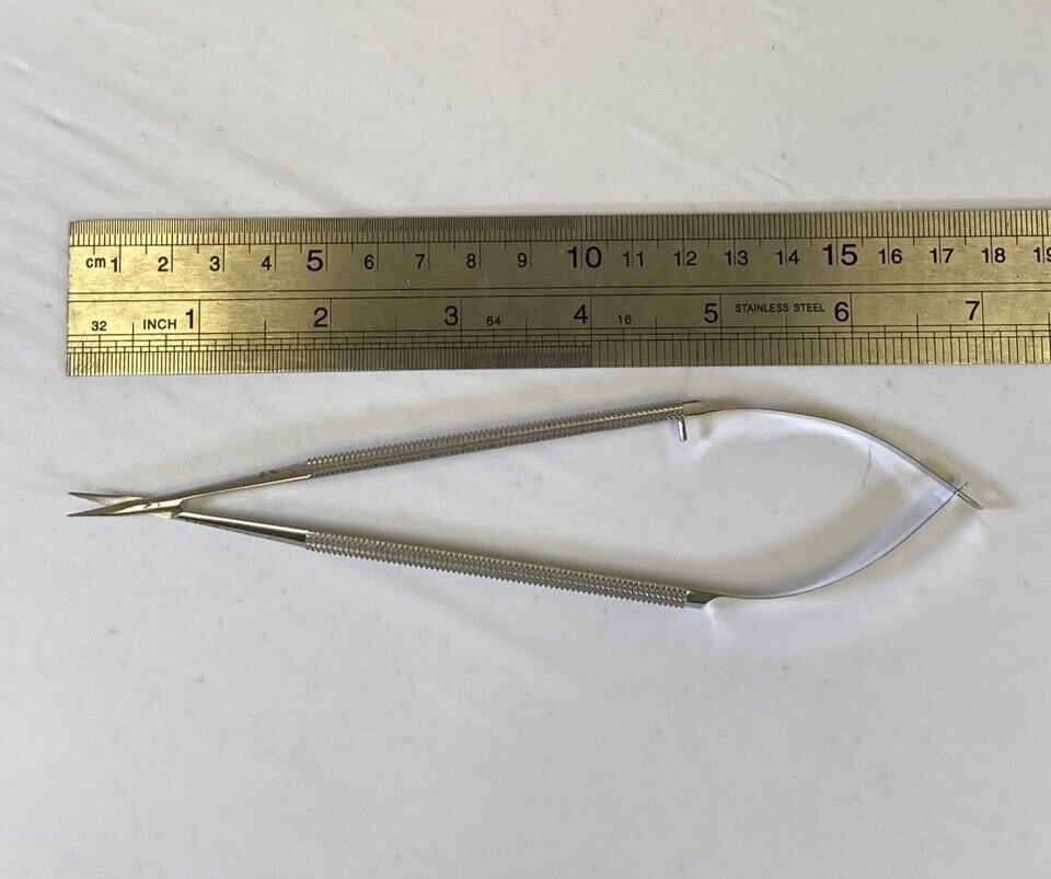 Konig Medline MDS4285031 Rhoton Curved Blade Microscissors 7″ Neuro Microsurgery
