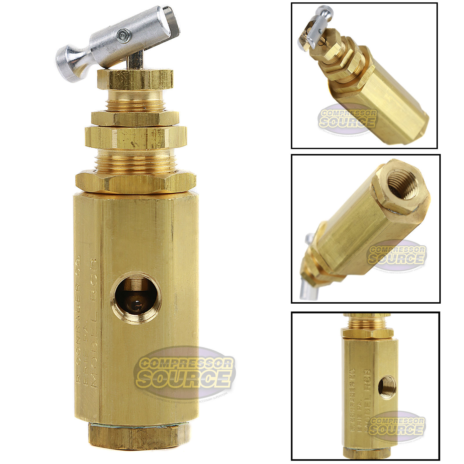 Air compressor unloader control pilot valve 145-175 psi