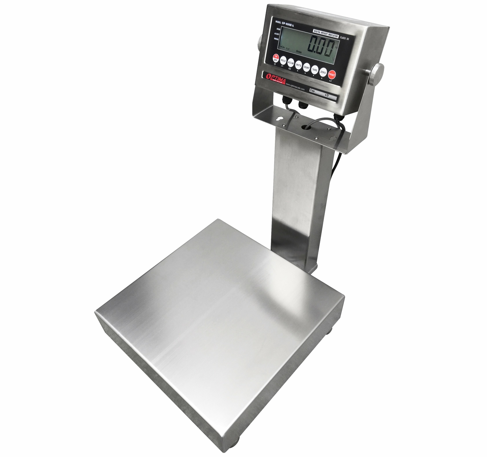 Ntep (12”x12”) Legal Trade Stainless Steel Washdown Bench Scale 100 Lb x 0.02 Lb