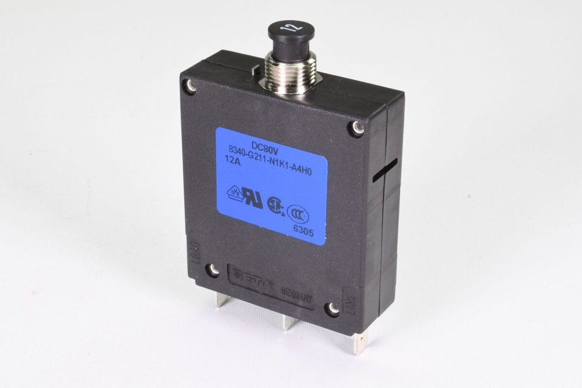E-T-A 8340-G211-N1K1-A4H0-12A, Hydraulic-magnetic circuit breaker