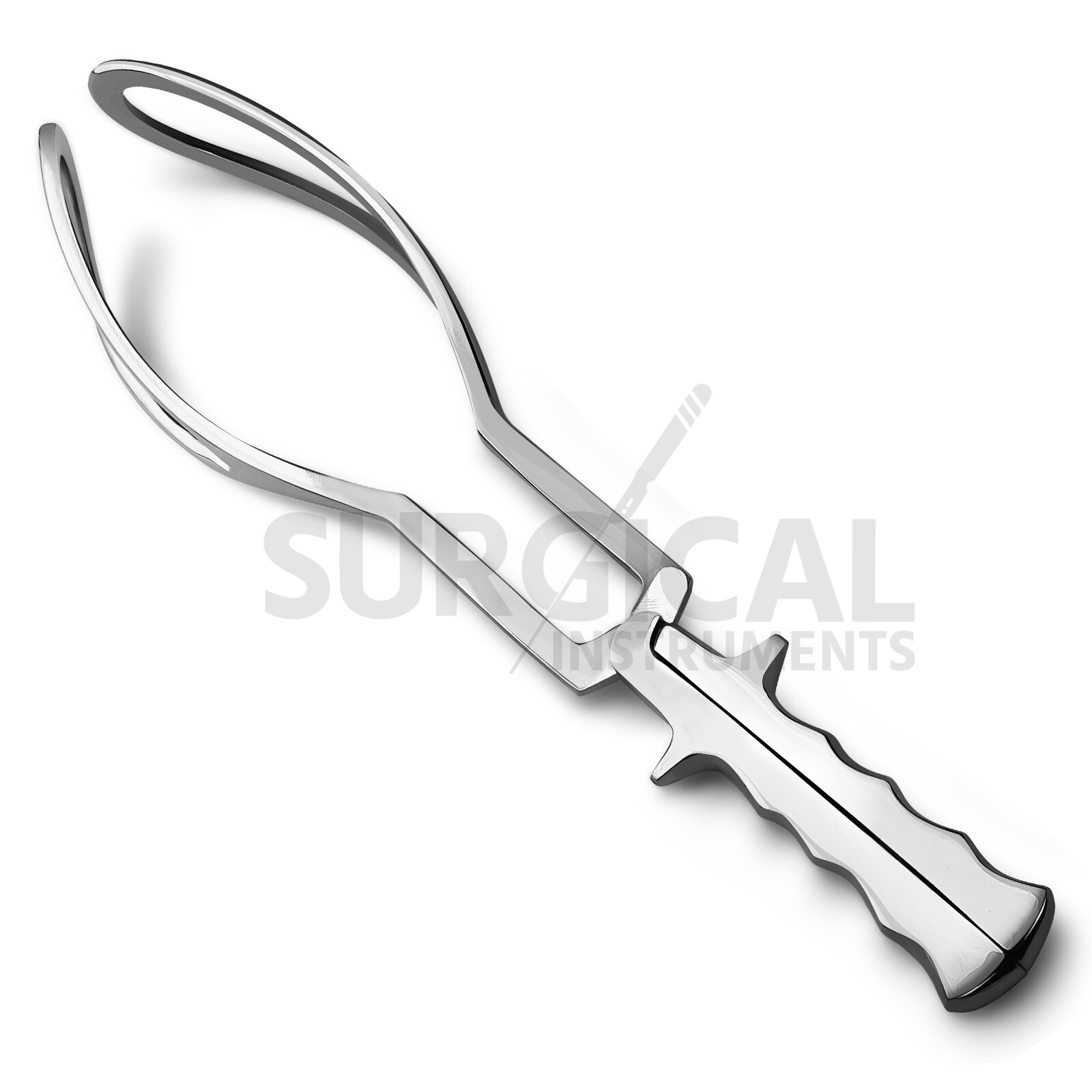 Simpson Obstetrical Forceps 14″ Fenestrated Jaws Surgical Gynecology German Grad