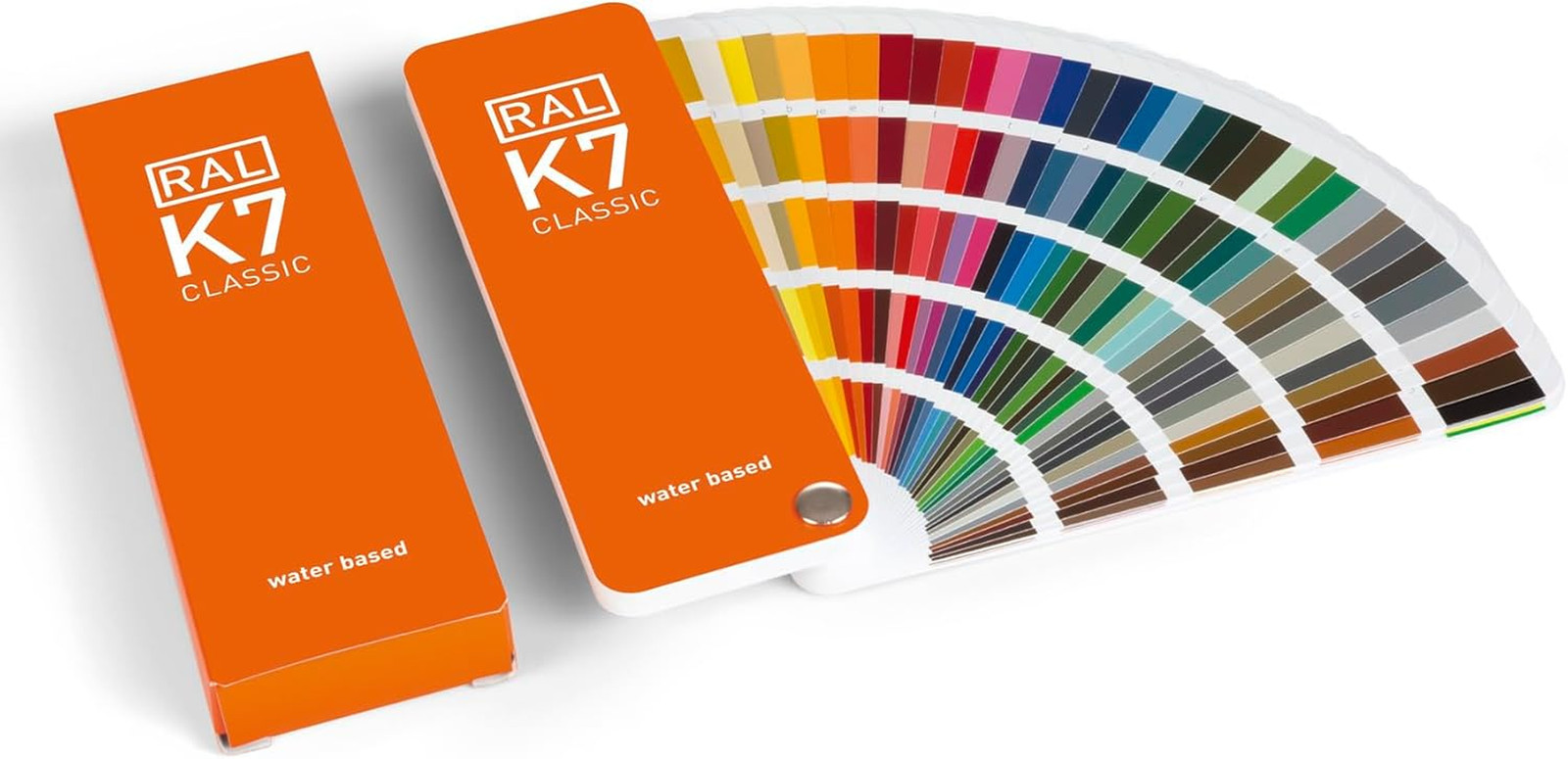 K7 Color Chart 216 Colors Glossy Fan 5 Languages Design Guide New