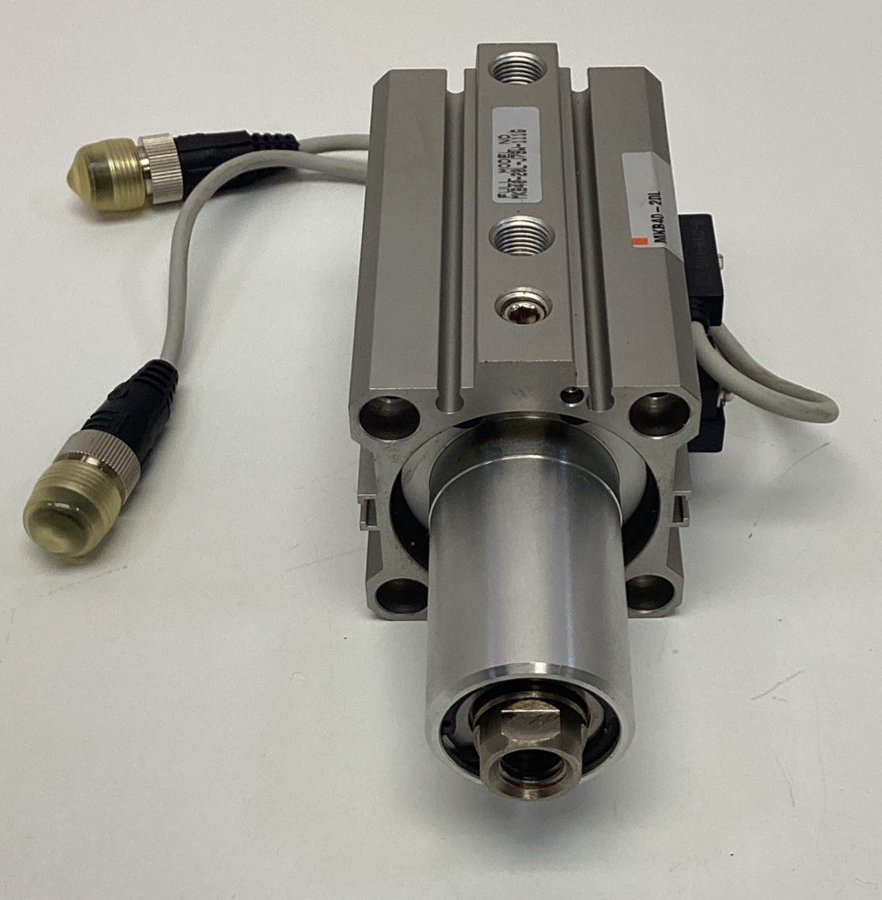 SMC MKB40-20L-J79W-1116 Pneumatic Cylinder w/ Reed Switch Sensors