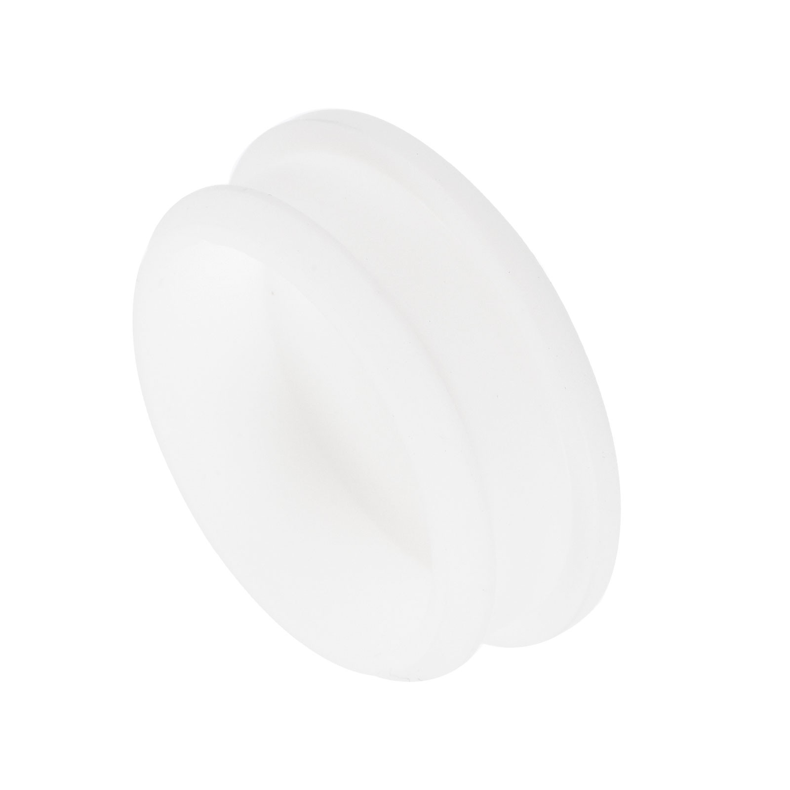 Silicone Snap in Locking Hole Plugs, Seal Cover Panel Round 46.6mm White,1Pcs