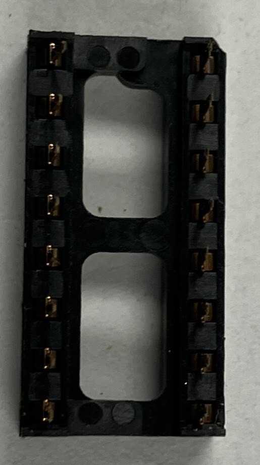 10x TI C8516-10 16-Pin IC Sockets Quality USA Made, Sturdy Pins, NEW, Shipped!