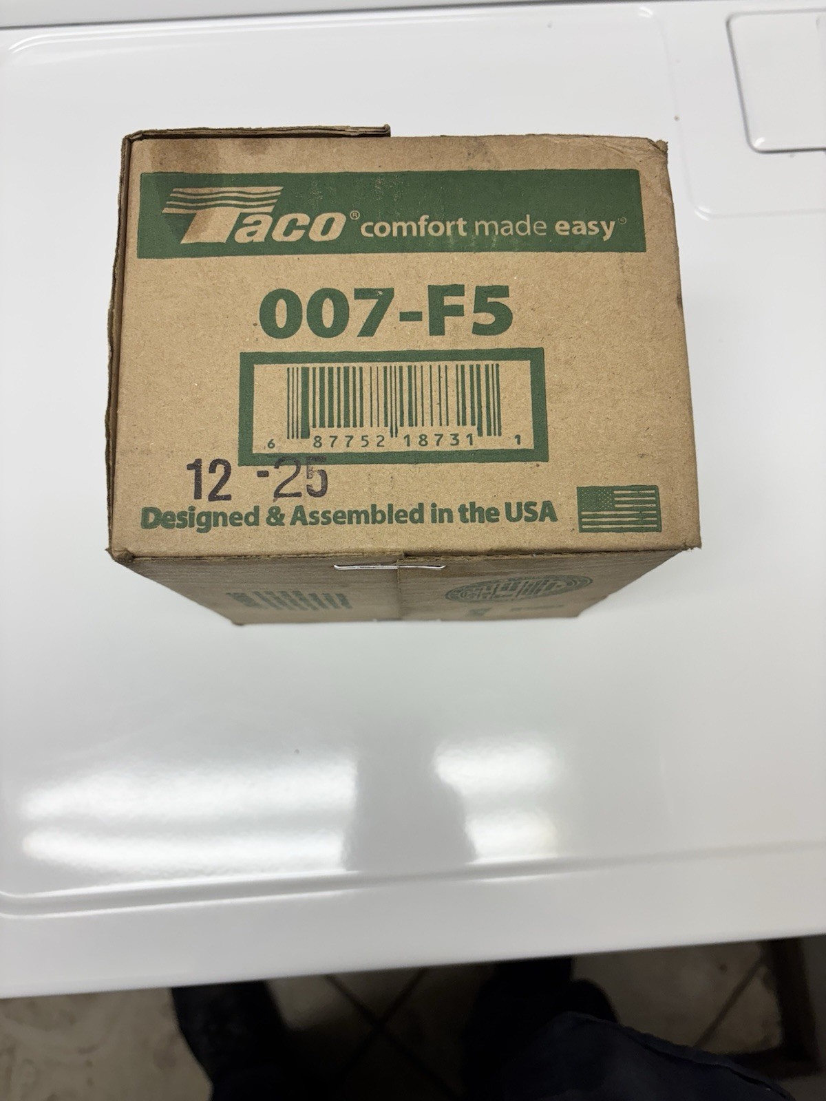 Taco 007-F5 1/25 Hp 115V 1-Phase Flange Connection Hydronic Circulating Pump