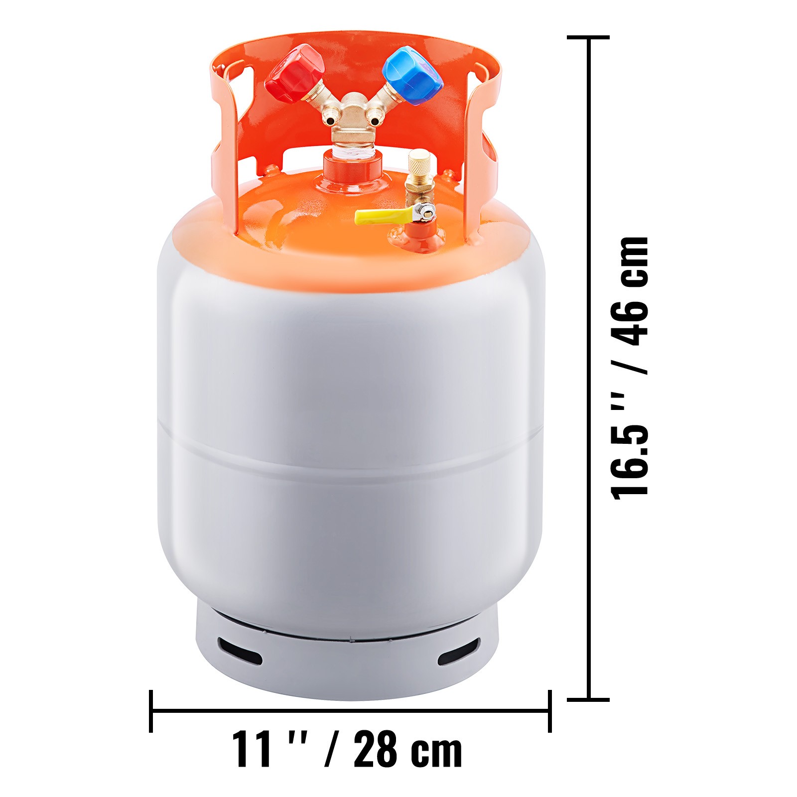 VEVOR Refrigerant Recovery Reclaim 50lb Cylinder Tank 400 PSI liquid Rated