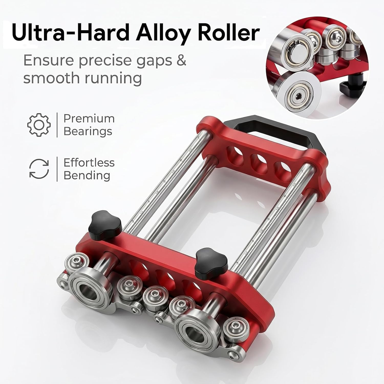 Sheet Metal Roller 2 Station Metal Bender, Metal Roofing Tools with 0-100° Range