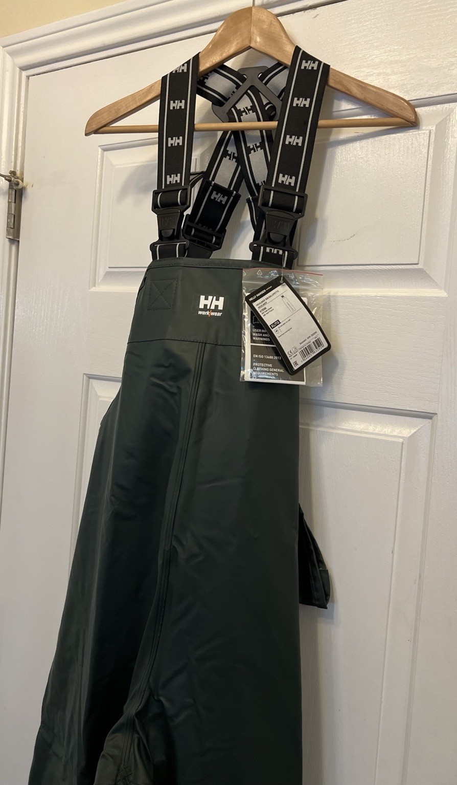 Helly Hansen 70500_490-Xl Rain Bib Overall, Cotton/Pvc