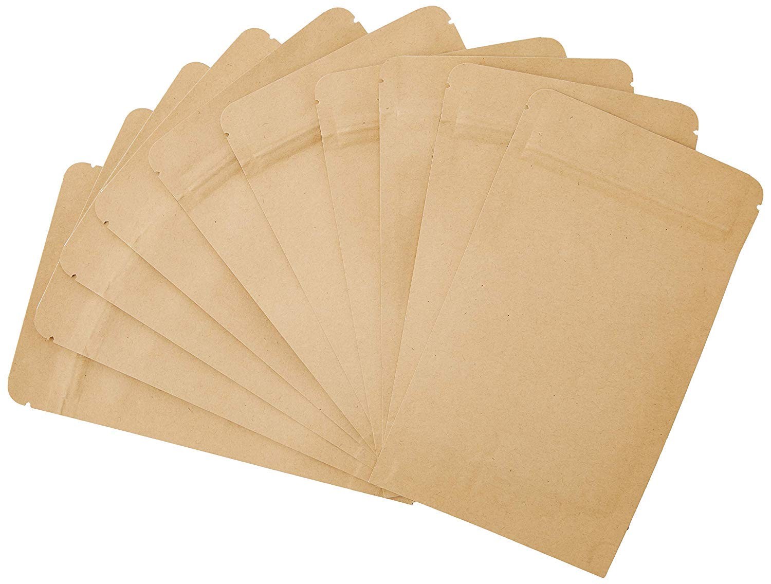 Evergreen Goods Resealable Brown Food Grade Kraft Bags…