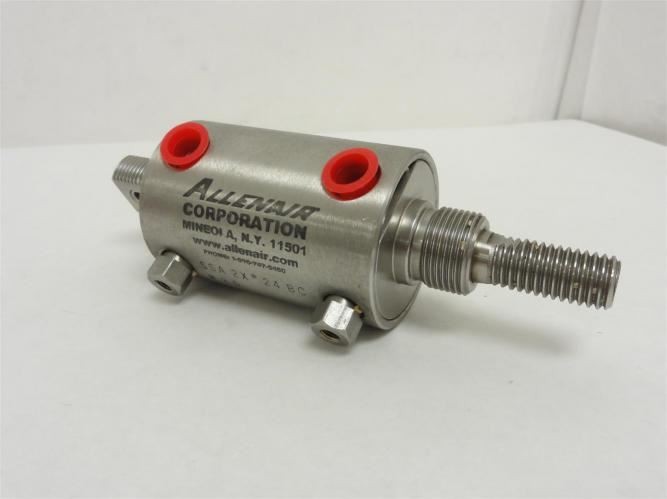 200424 New-No Box; Allenair SSA 2X* 24 BC #26 Air Cylinder; SS; 2″ B x .69″ S