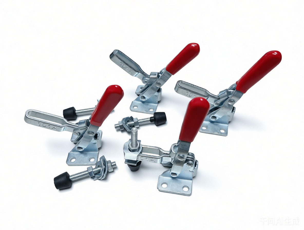 US Stock 4pcs 101A 50Kg 110 Lbs Capacity Metal Vertical Type Toggle Clamp