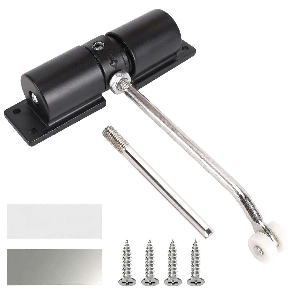 Automatic Door Closer, Stainless Steel Safety Spring Door Closer Adjustable