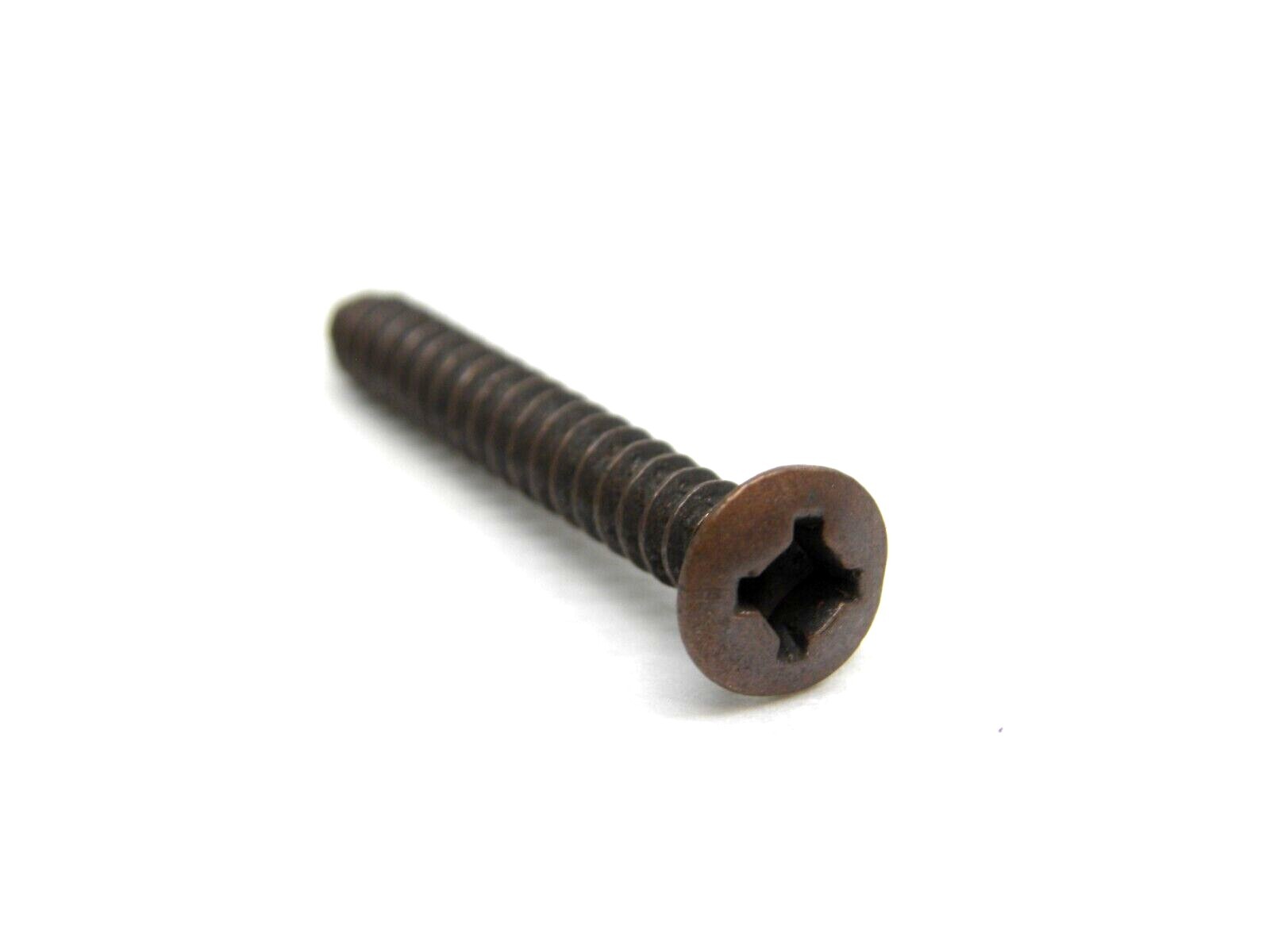 25, 50, or 100 Pieces! Oval Head Phillips #8 x 1-1/4″ Wood Screws Antique Bronze