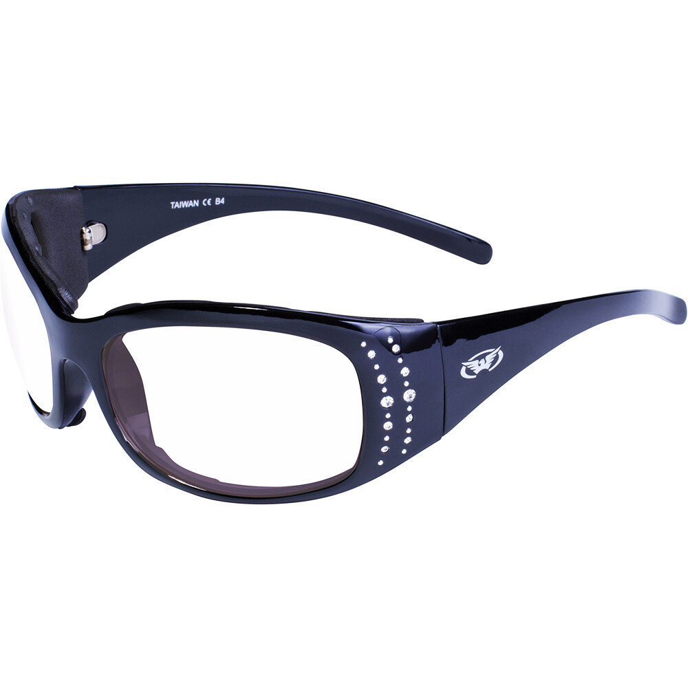 2 Pairs Global Vision Marilyn 2 Plus Womens Padded Sunglasses Clear + Smoke Lens